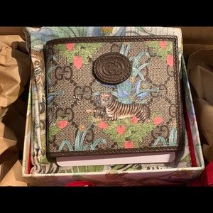 GUCCI Limited Edition Tiger Bifold Wallet.